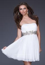 2012 La Femme Prom Dresses 16824.  Available in Black/Gold, White/Gold